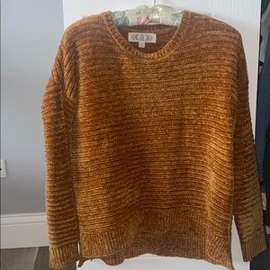 Pink Rose Chenille Sweater